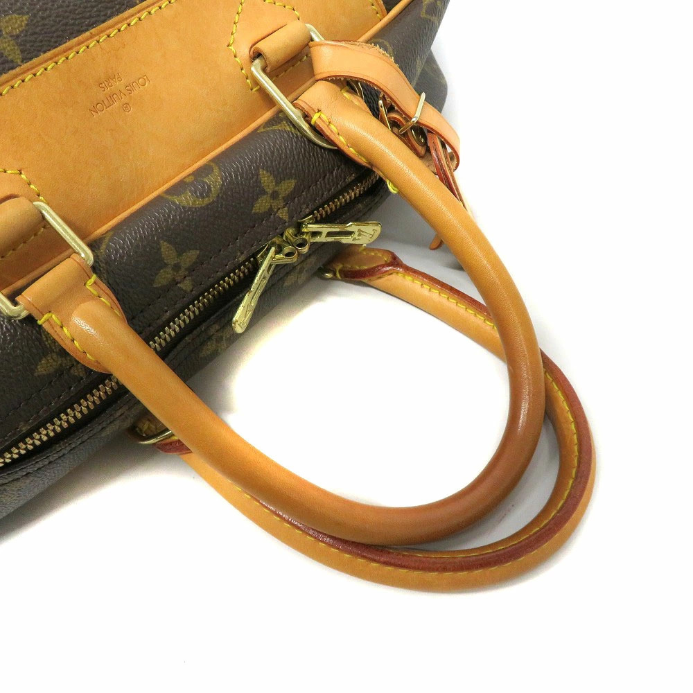 LOUIS VUITTON Deauville Handbag Bowling Vanity Monogram Brown - Picture 11 of 11